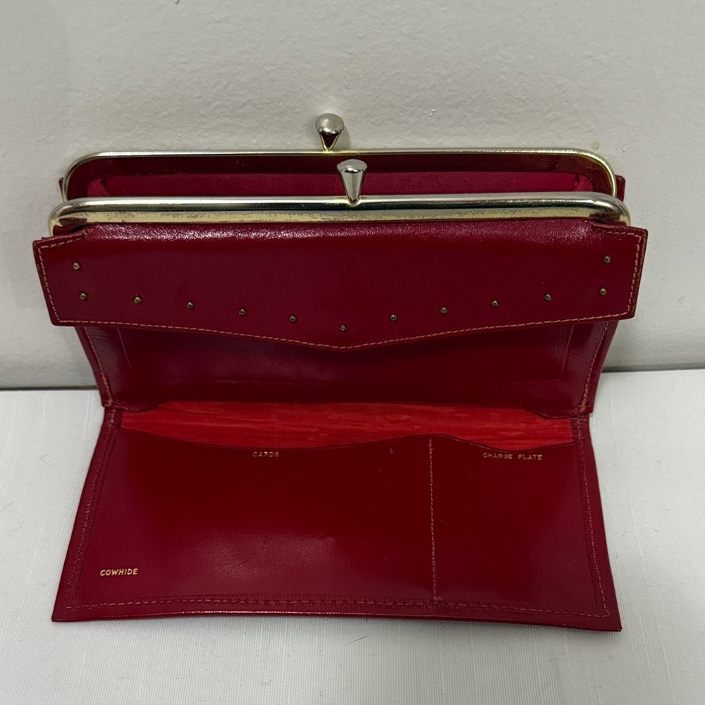 Red Leather Women's Wallet